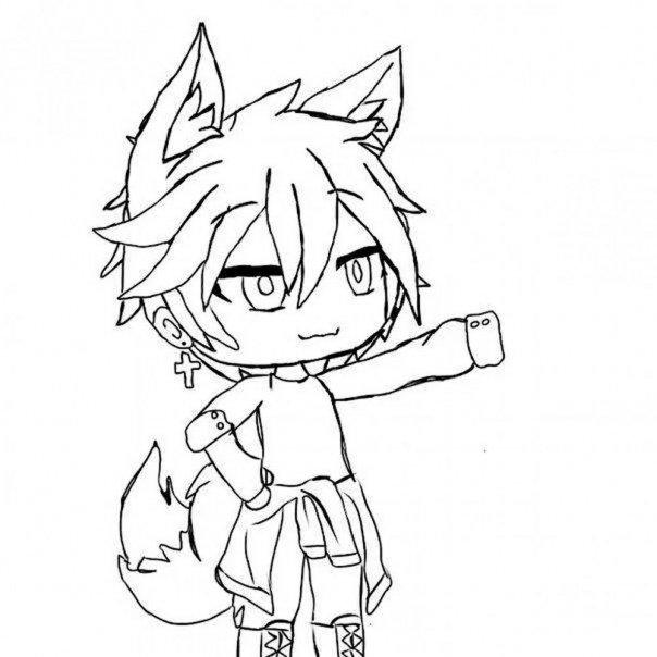 Раскраски гача лайф демоны