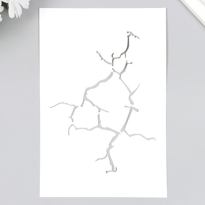 Трещины на лампе рисунок