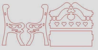 Лекало для кукольной мебели