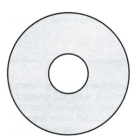 Картонная заготовка для помпона