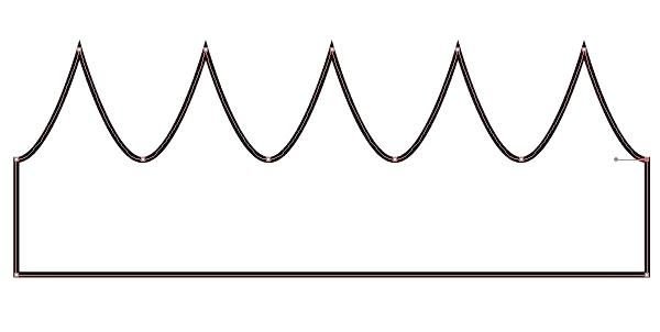 Корона трафарет