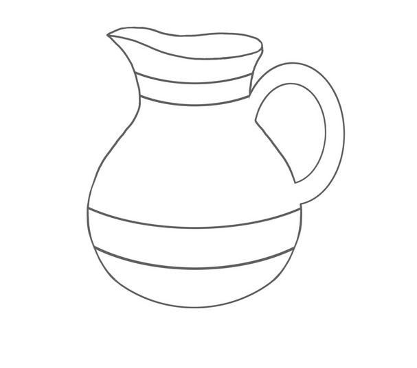 Рисование с натуры роспись кувшинчиков старшая группа