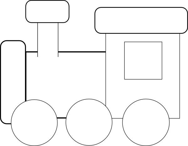 Аппликация паровозик