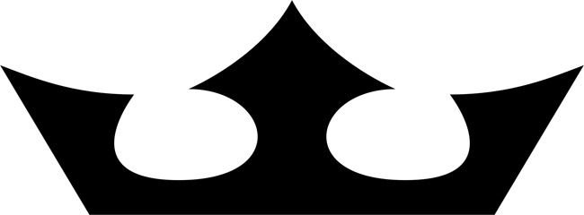 Корона Нептуна трафарет