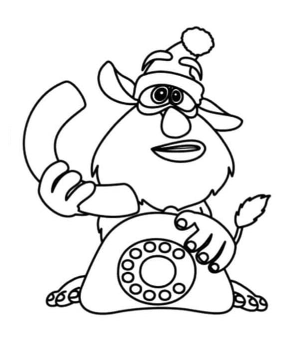 Раскраски для девочек Буба