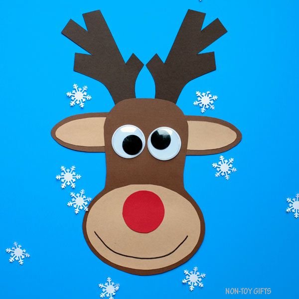 Детская поделка олень