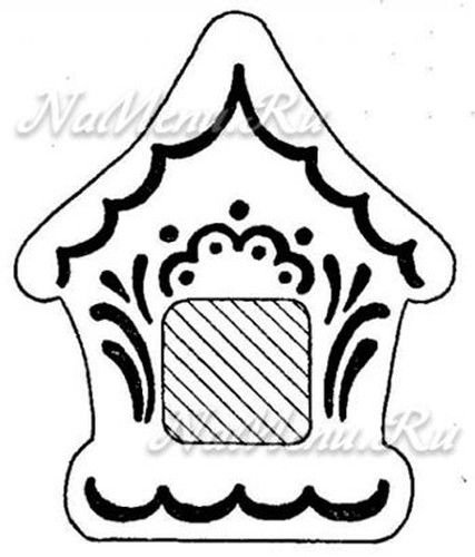 Архангельские козули трафареты