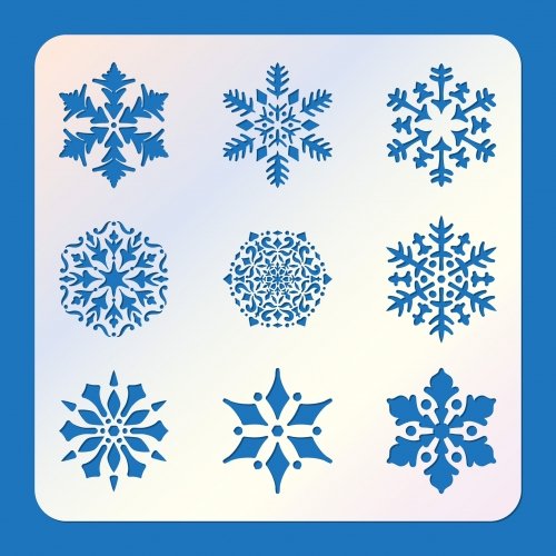 многоразовый снежинки