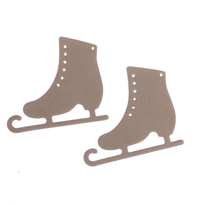Фигурные коньки из картона