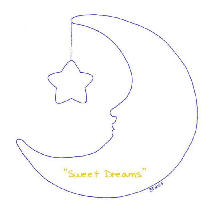 Фигуры для мобиля из фетра