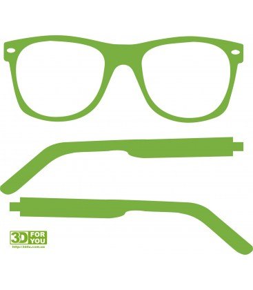 Очки трафарет для 3d ручки