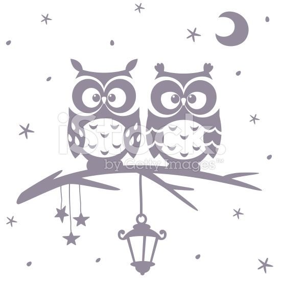 Трафареты на новый год Сова