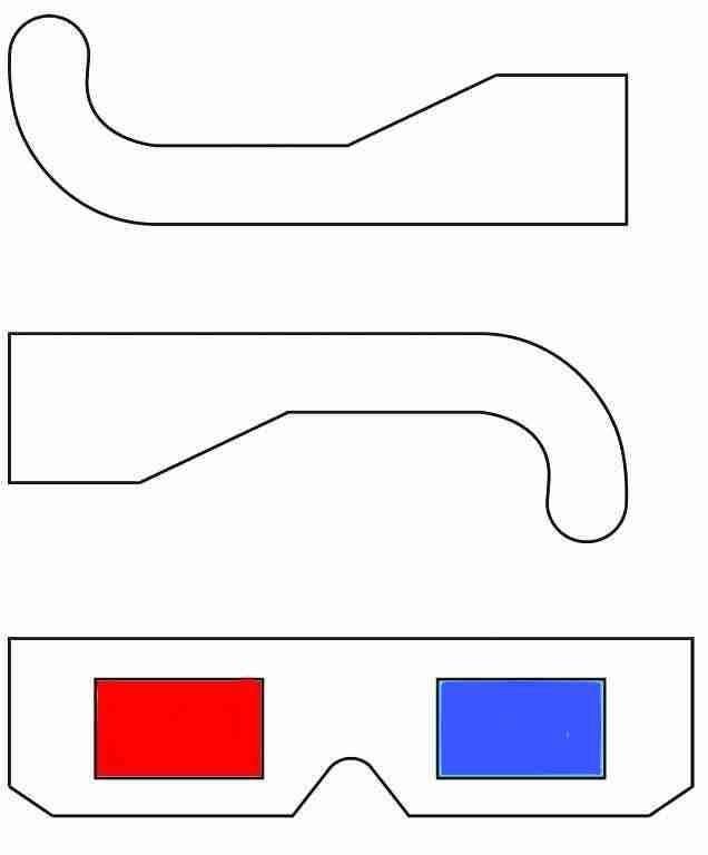 Макет очков