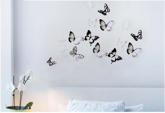 Декоративные наклейки на стены бабочки