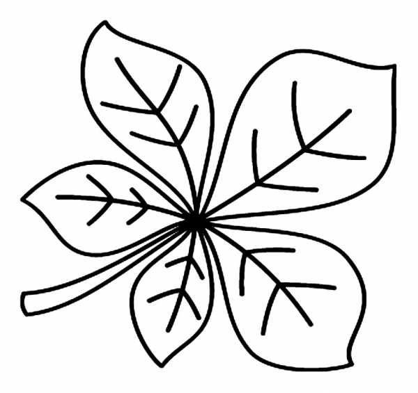 Трафарет осенних листьев