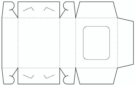Развертка упаковочной коробки