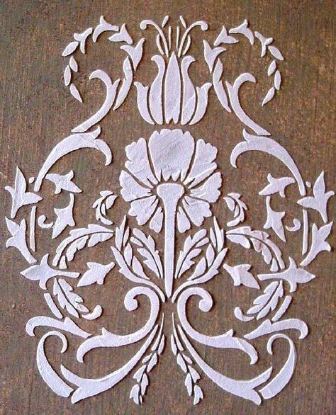 Трафареты для декора стен под шпаклевку