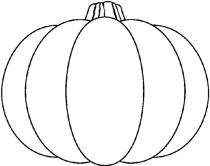 Тыква раскраска