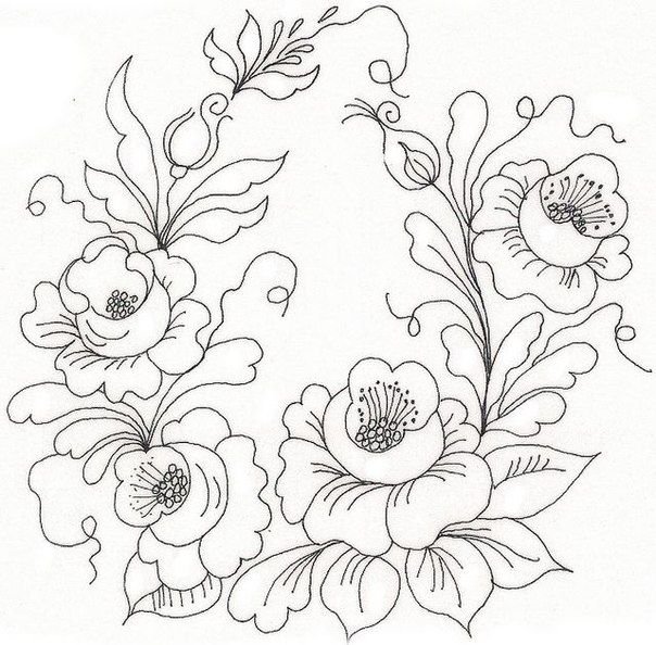 Эскизы для росписи