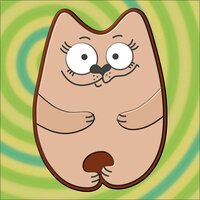 Трафарет кота для пряника