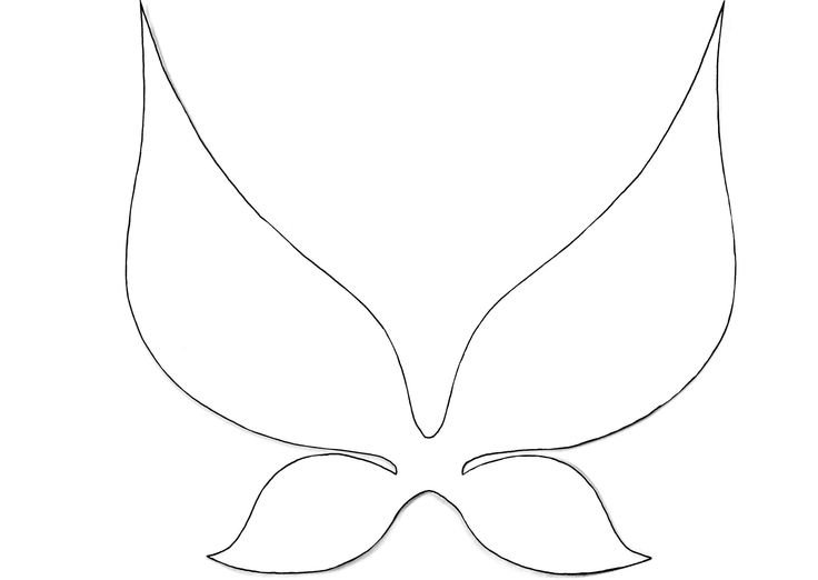 Трафареты бабочки
