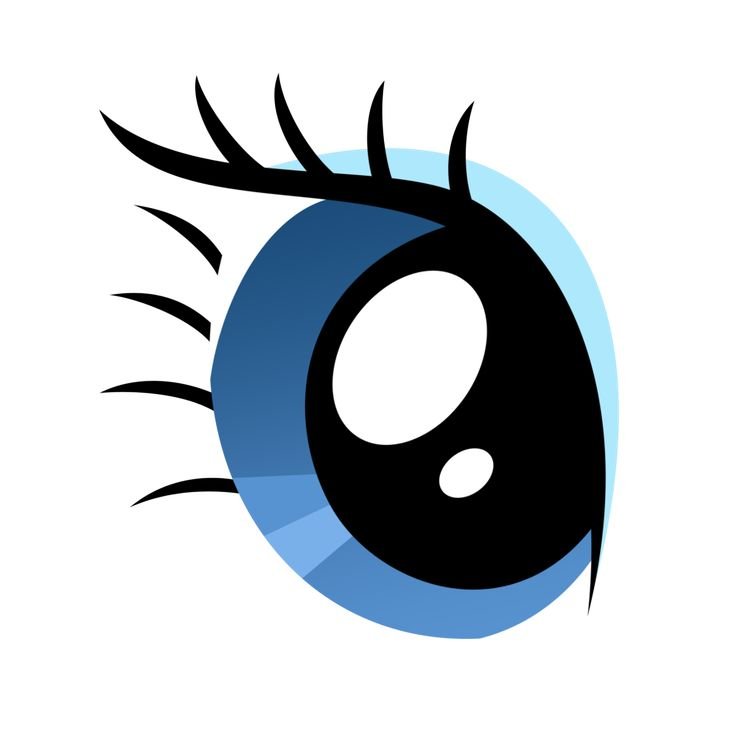 Глаза мультяшные