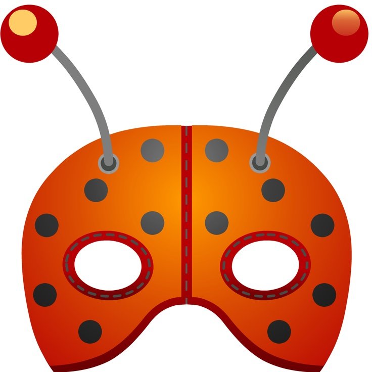 Маски насекомых для детей