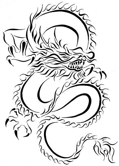 Дракон рисунок