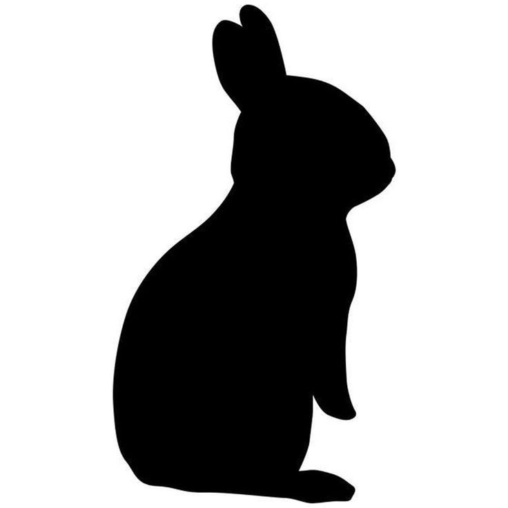 Силуэт кролика