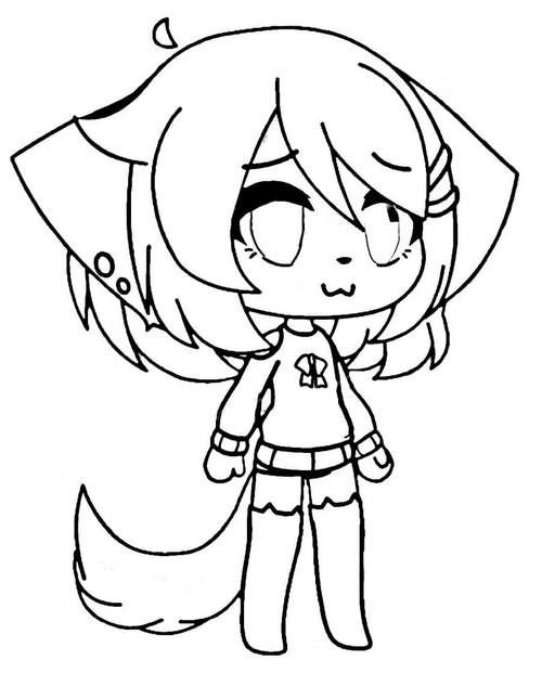 Раскраски гача лайф демоны