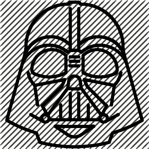 Контур шлема Дарта Вейдера