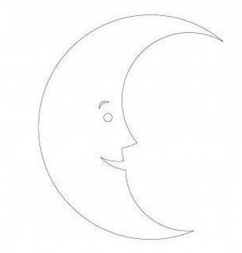 Месяц из бумаги