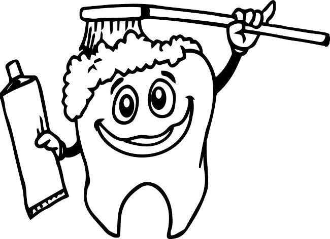 ЗОЖ картинки для раскрашивания