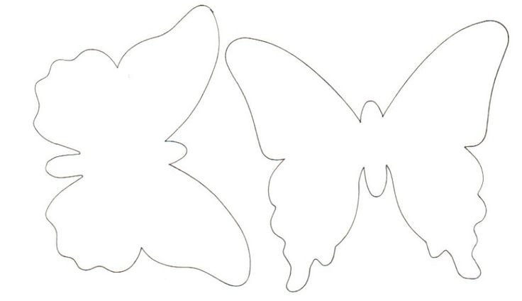 Бабочки для вырезания