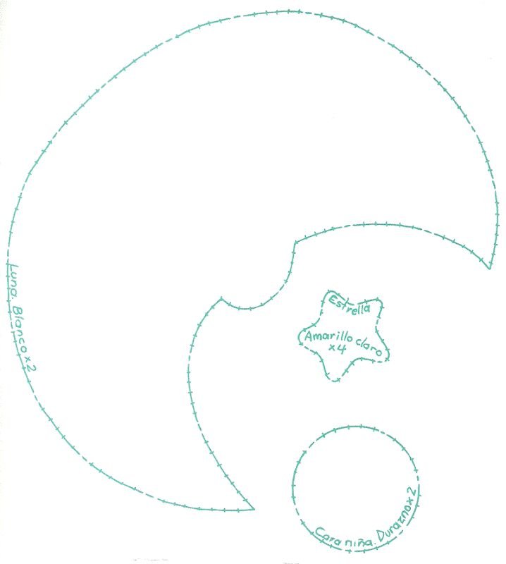 Игрушки на мобиль выкройки