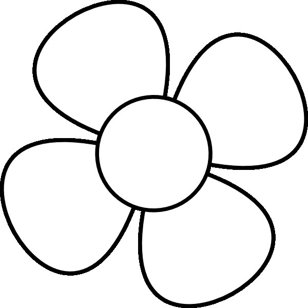 Цветы раскраска для детей