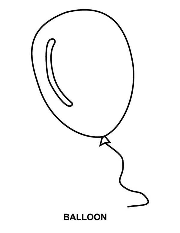 Шары раскраска для детей