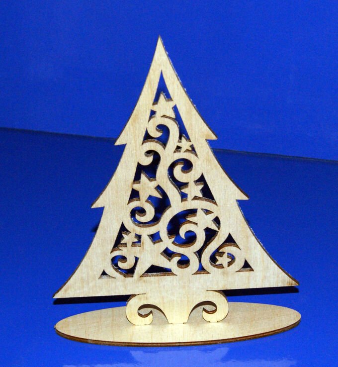 Елочка из фанеры