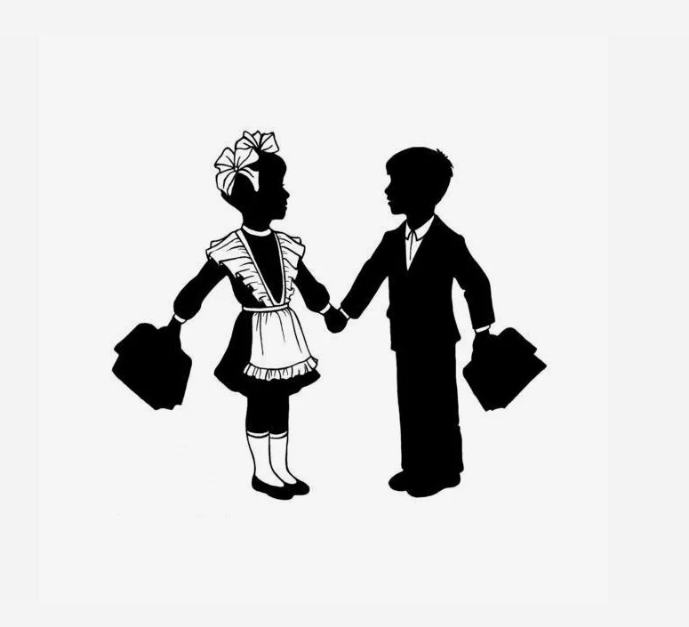 Силуэт ученицы