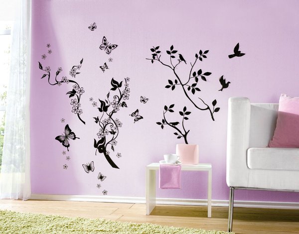 Самоклеющиеся наклейки на стену