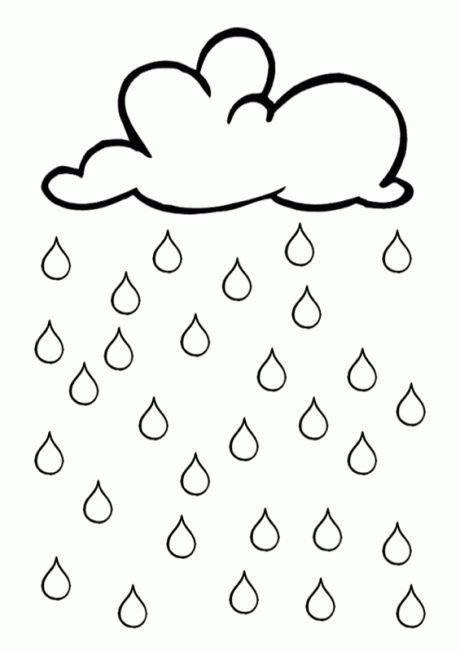 Капелька раскраска для детей