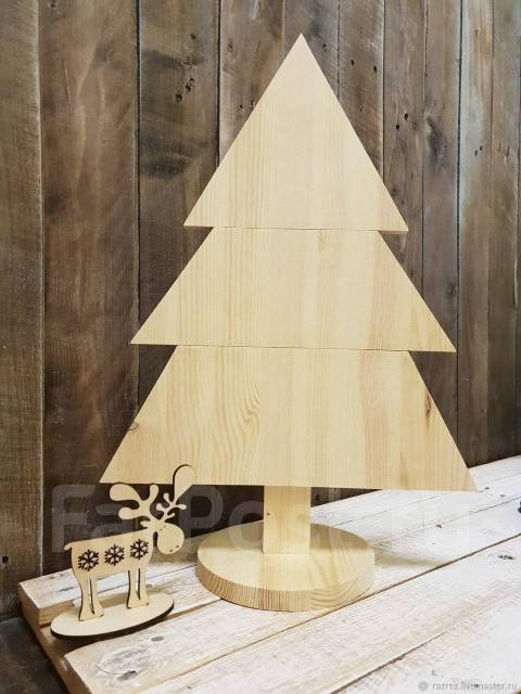 Декоративная елка из дерева