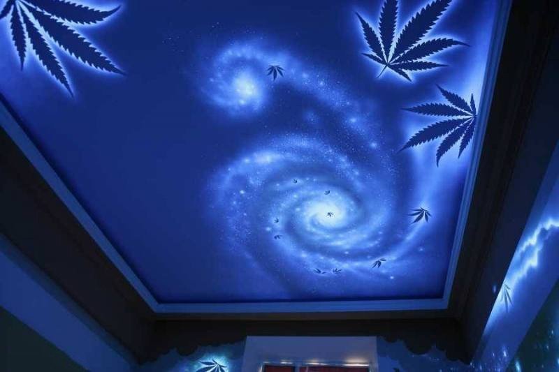 Натяжной потолок звездное небо