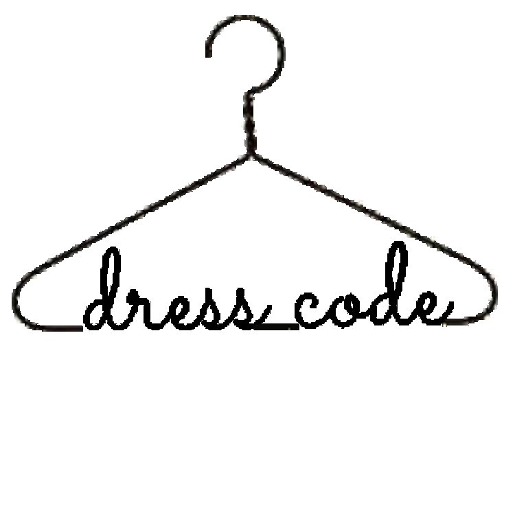 Трафарет вешалки для одежды