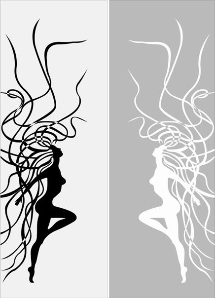 Пескоструйный рисунок абстракция