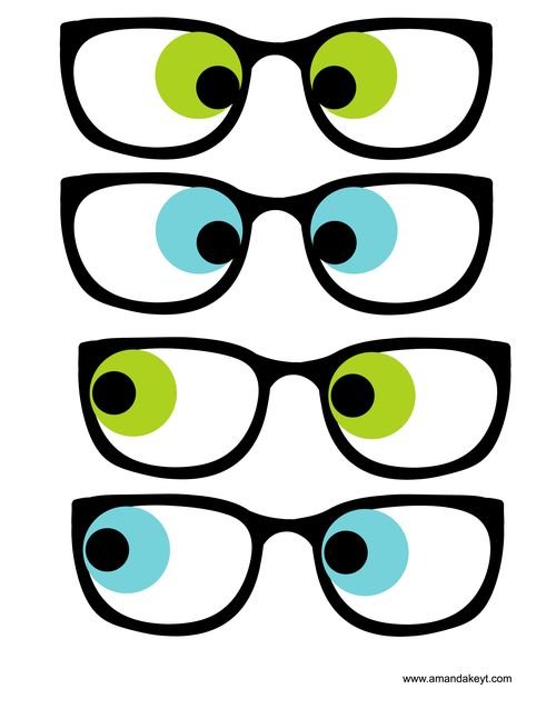 Смешные глаза для поделок