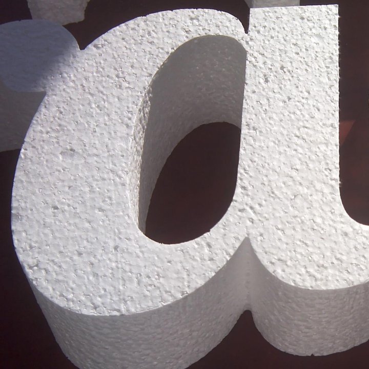 Объемные буквы из пенопласта