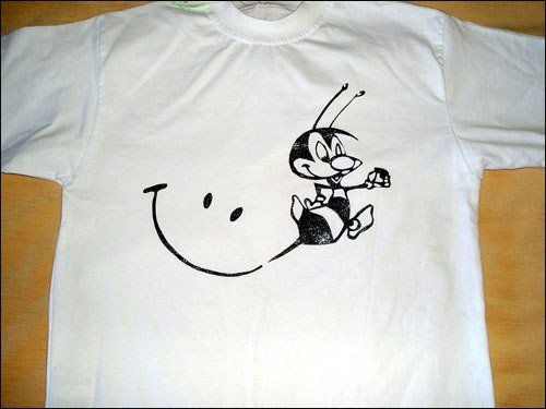 Футболка трафарет