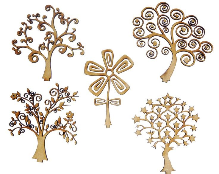 Макет дерево для украшения