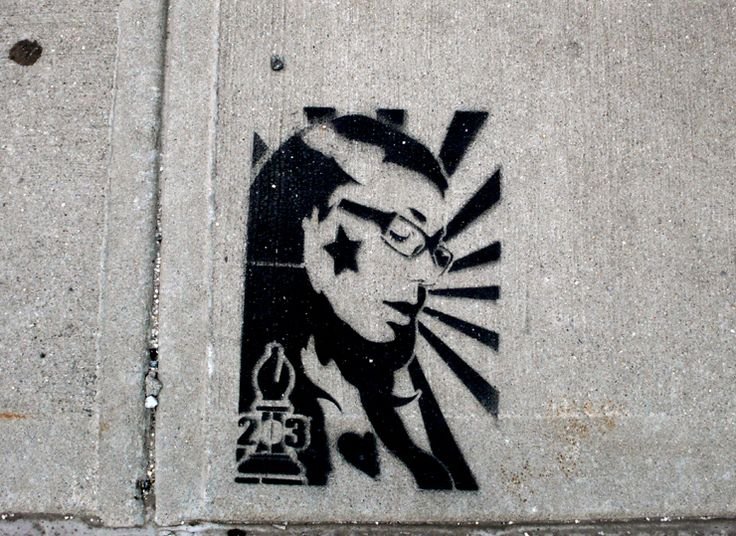 Трафаретное граффити